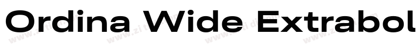 Ordina Wide Extrabol字体转换 Ordina Wide Extrabol字体转换